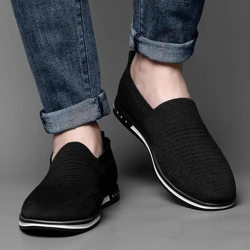 2023 Mens Fashion Male Loafers Light Flats Breathable Men Casual Shoes