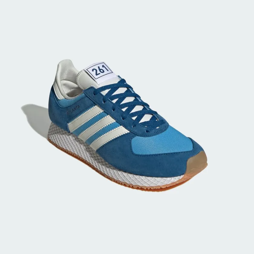 Adidas Atlanta sneakers, white/blue/brown