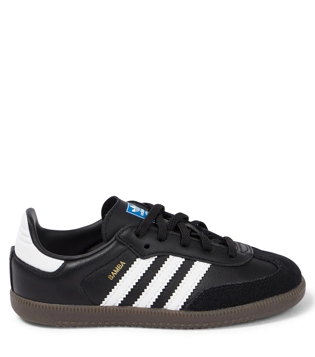 Adidas Originals Samba Kids leather sneakers, black