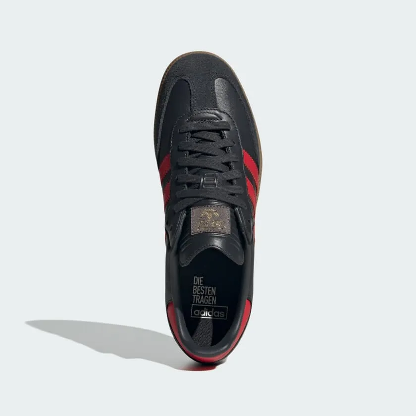 Adidas Samba OG sneakers, black/red