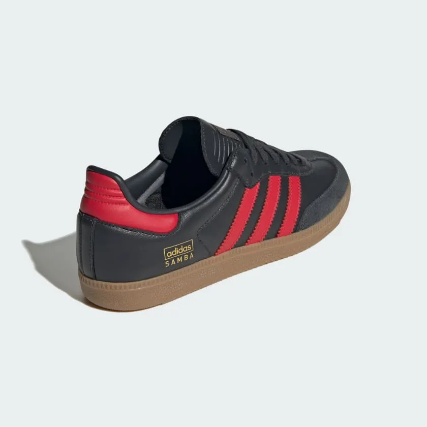 Adidas Samba OG sneakers, black/red