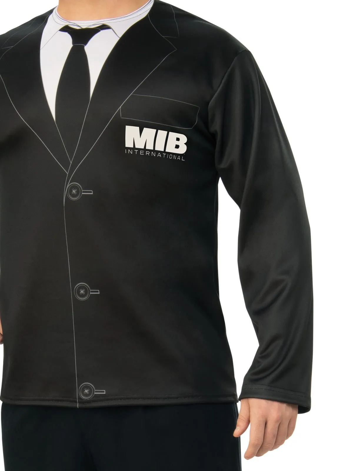 Agent H Costume Top for Adults - Men In Black 4