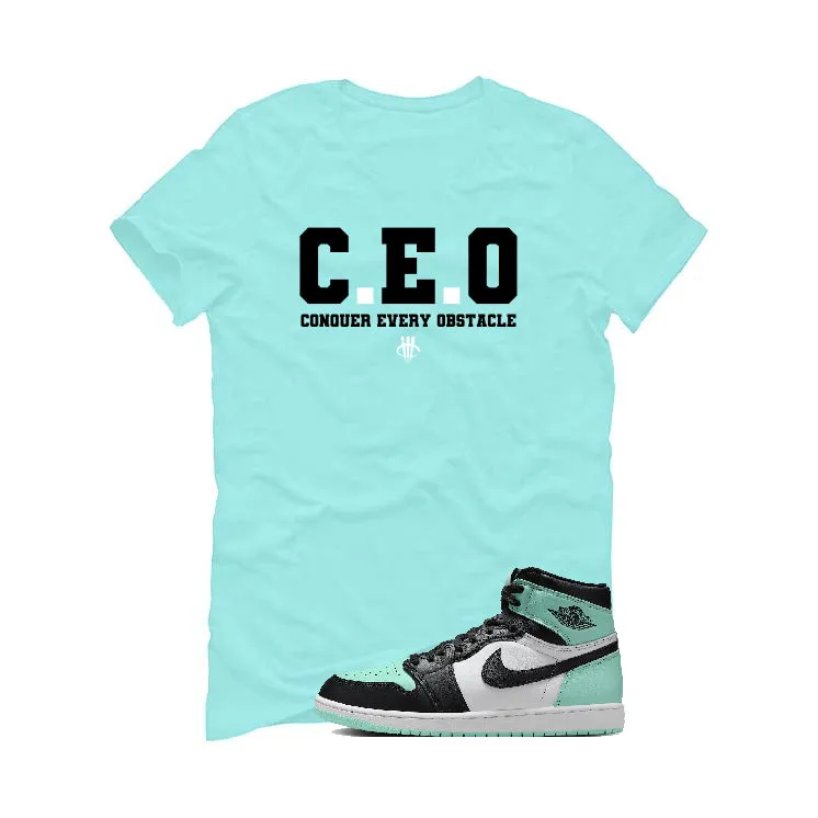 Air Jordan 1 High OG “Green Glow” | illcurrency Mint Green T-Shirt (CEO)