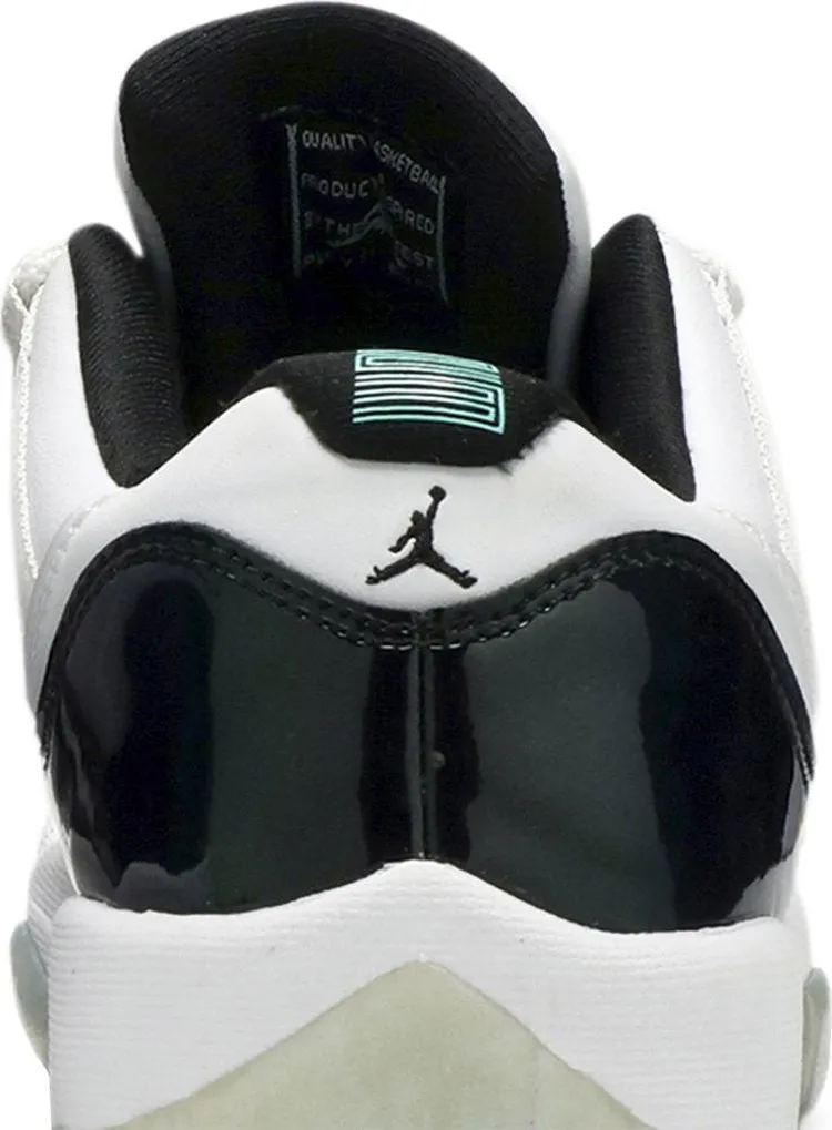 Air Jordan 11 Retro GS Emerald sneakers, white