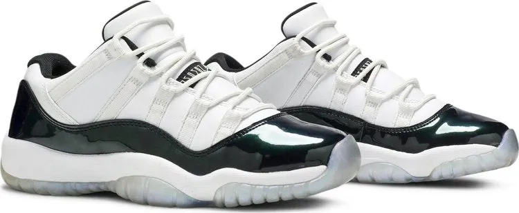 Air Jordan 11 Retro GS Emerald sneakers, white