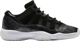 Air Jordan 11 Retro Low GS Barons, black