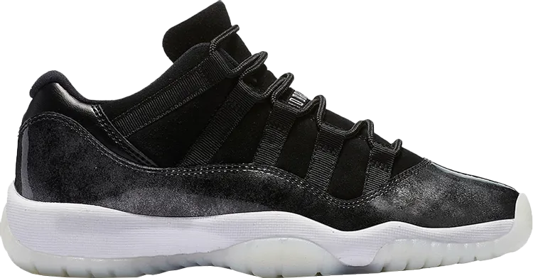 Air Jordan 11 Retro Low GS Barons, black