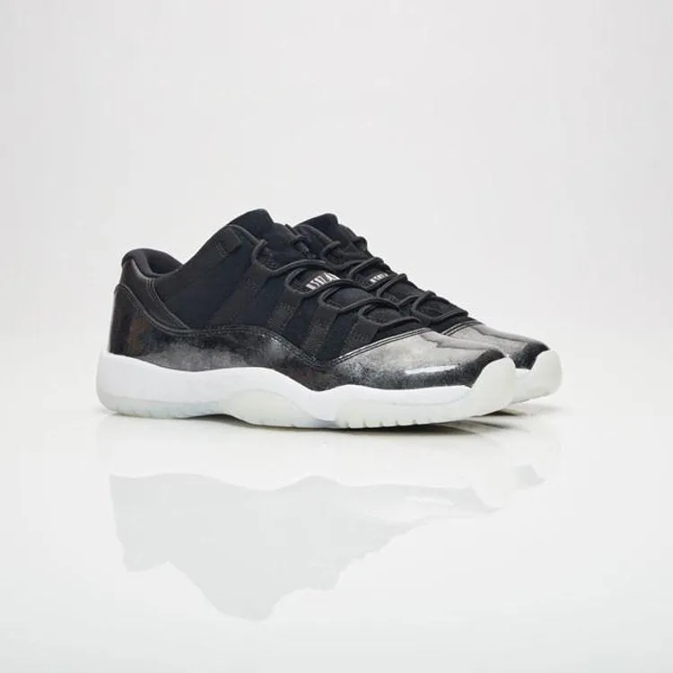 Air Jordan 11 Retro Low GS Barons, black