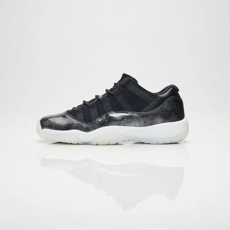 Air Jordan 11 Retro Low GS Barons, black