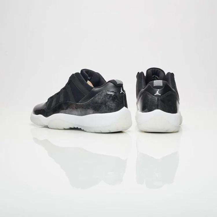 Air Jordan 11 Retro Low GS Barons, black