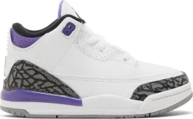 Air Jordan 3 Retro TD Dark Iris sneakers, white