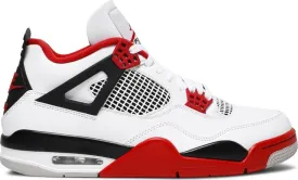 Air Jordan 4 Retro OG Fire Red 2020, white