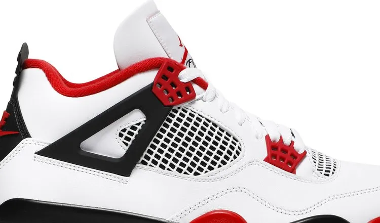 Air Jordan 4 Retro OG Fire Red 2020, white