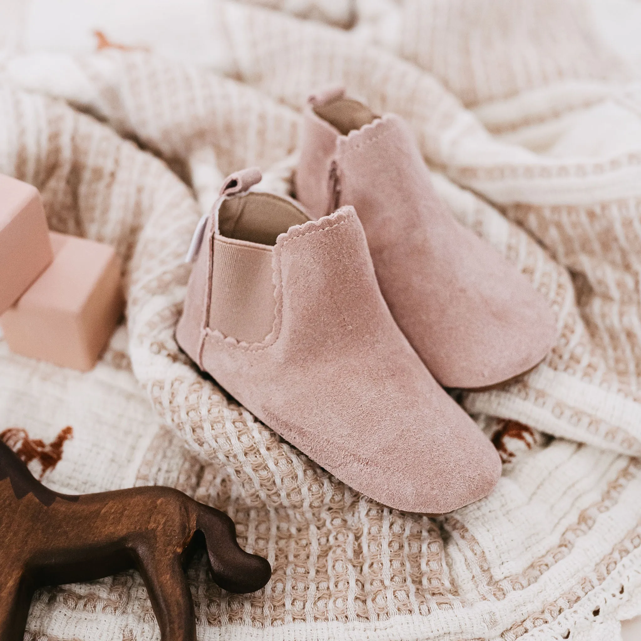 Blush Suede Reagan