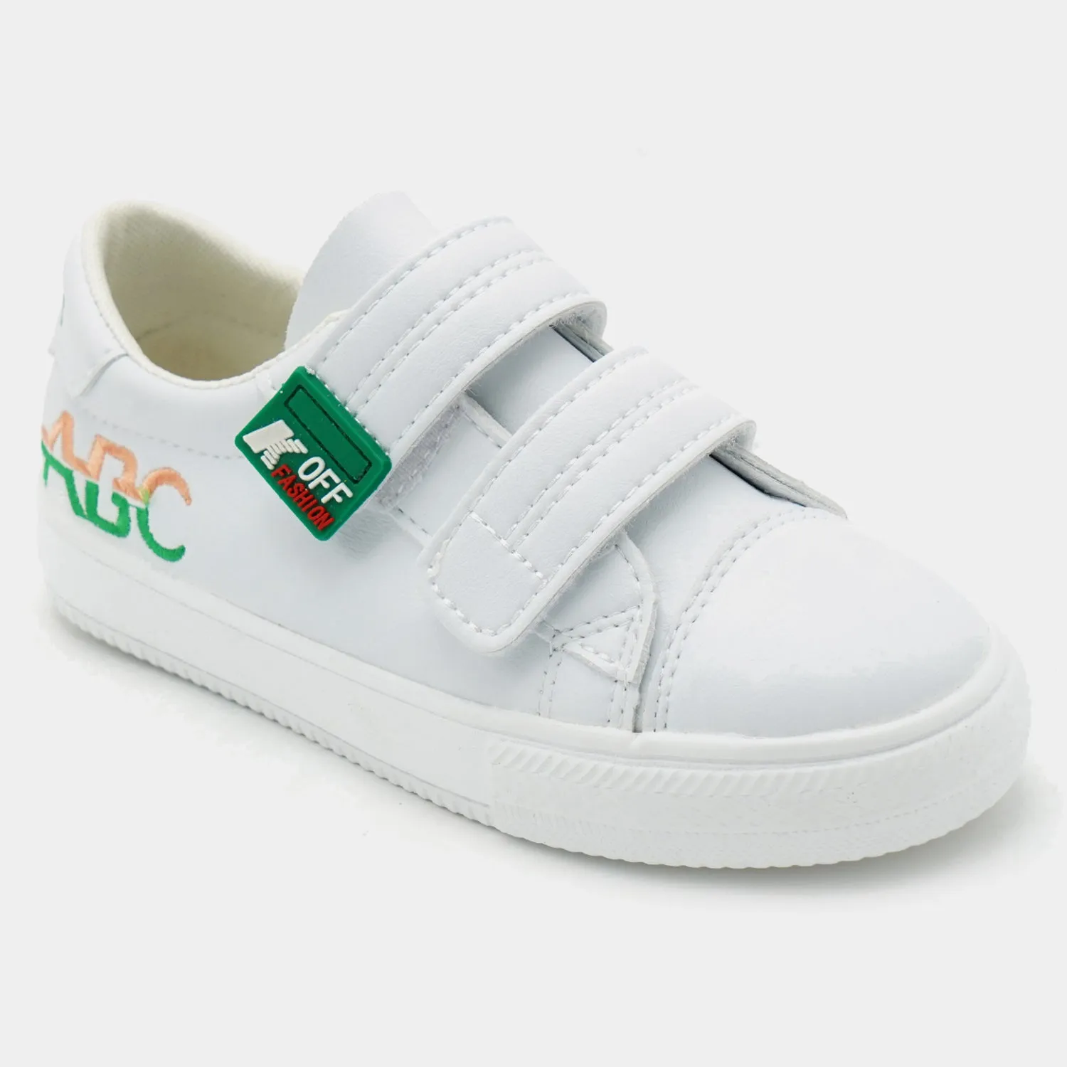 Boys Sneakers 2358B-White/Green