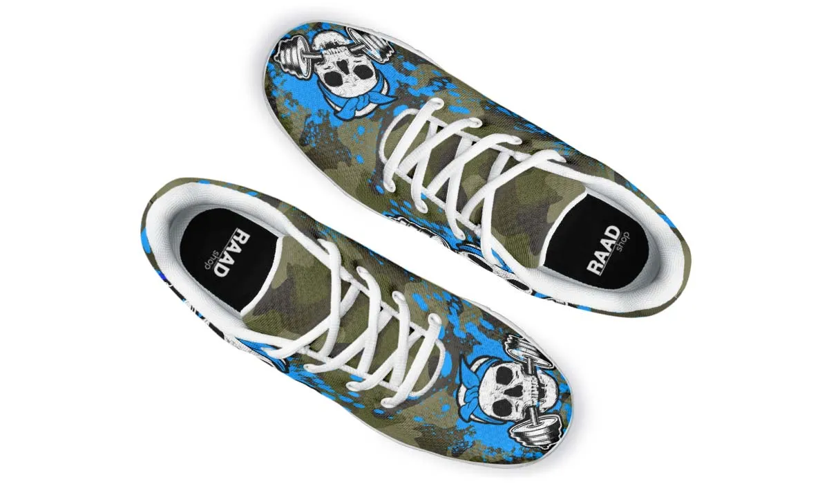 Camopale Blue Splat Skull