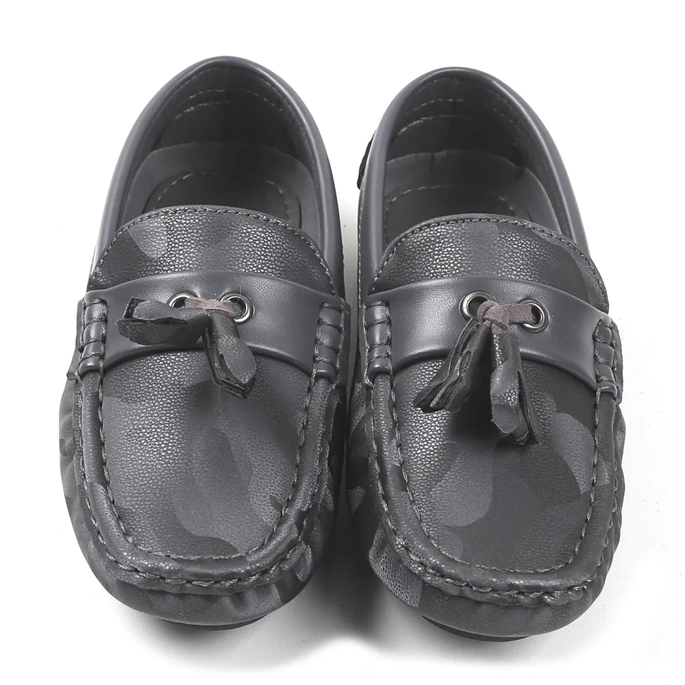 Casual Fancy Loafers For Boys - Grey