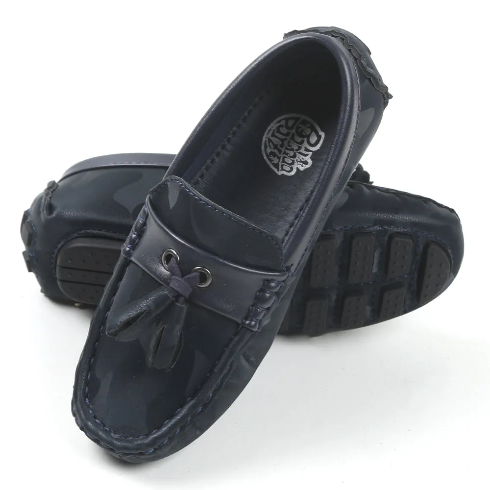 Casual Fancy Loafers For Boys - Navy