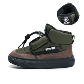 Children's shoes Jeep Kids Lifestyle, color army green/mocha brown