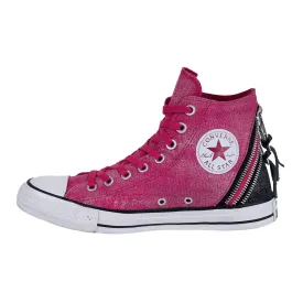 Converse Chuck Taylor All Star Tri Zip Hi High-Top Sneakers Canvas Pink Colour For Women