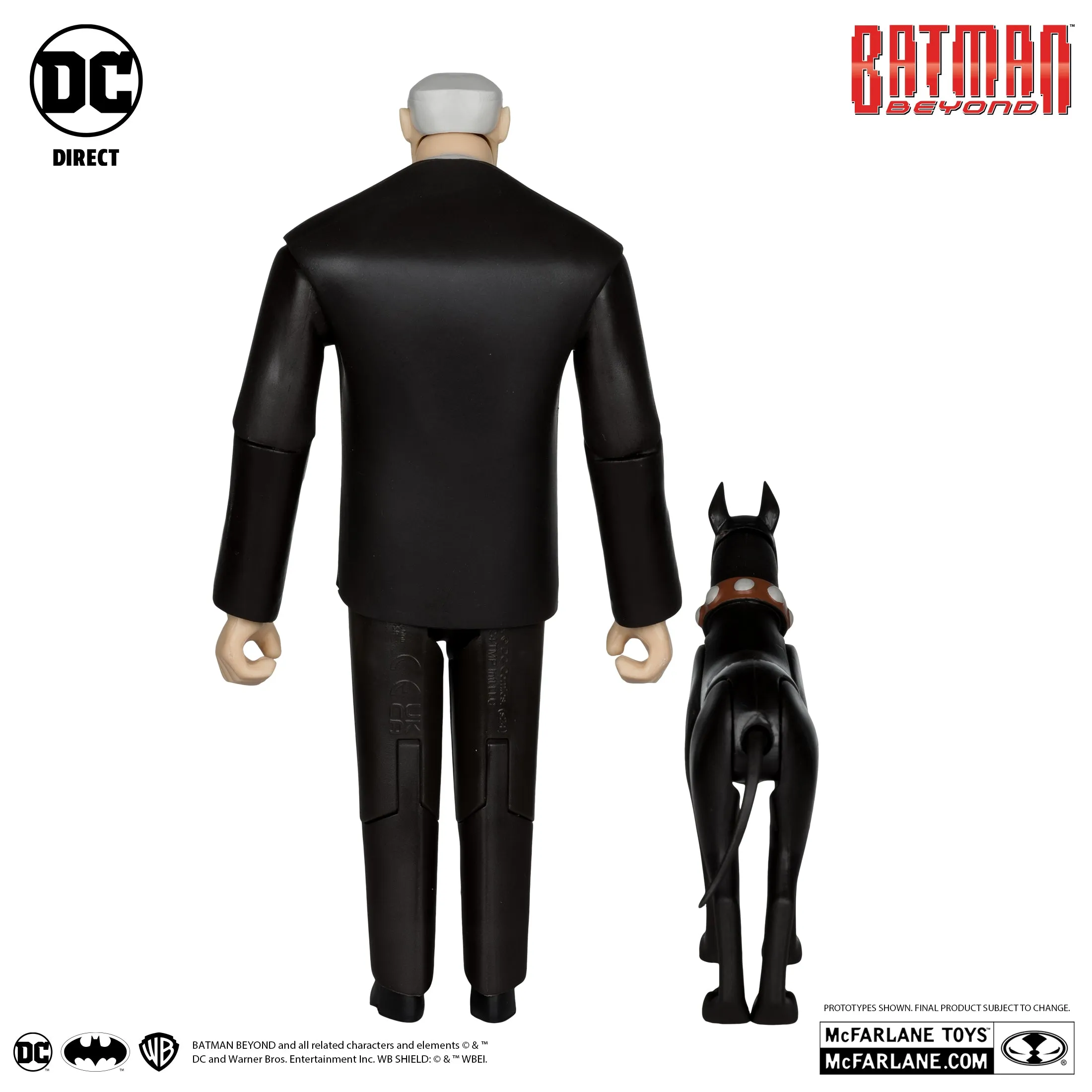 DC Direct SDCC Exclusive Gold Label Bruce Wayne and Ace (Batman Beyond)