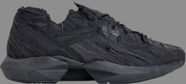 Dover street market x kanghyuk x sole fury 'monochromarket' Reebok sneakers, black