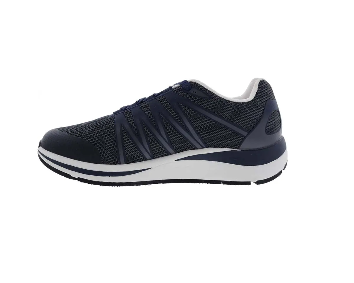 Drew Player Men Athletic Shoe In Navy Mesh Combo