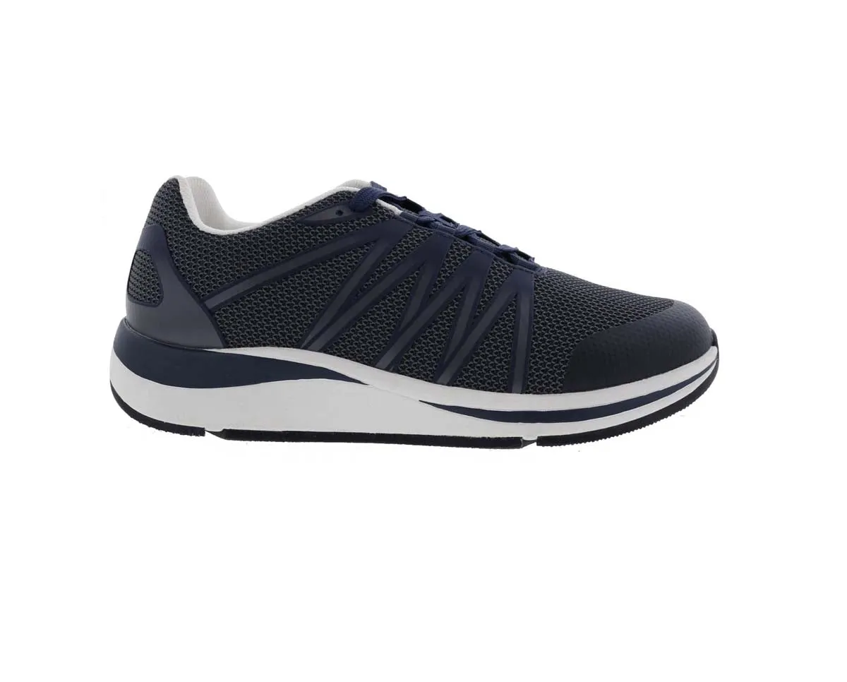 Drew Player Men Athletic Shoe In Navy Mesh Combo