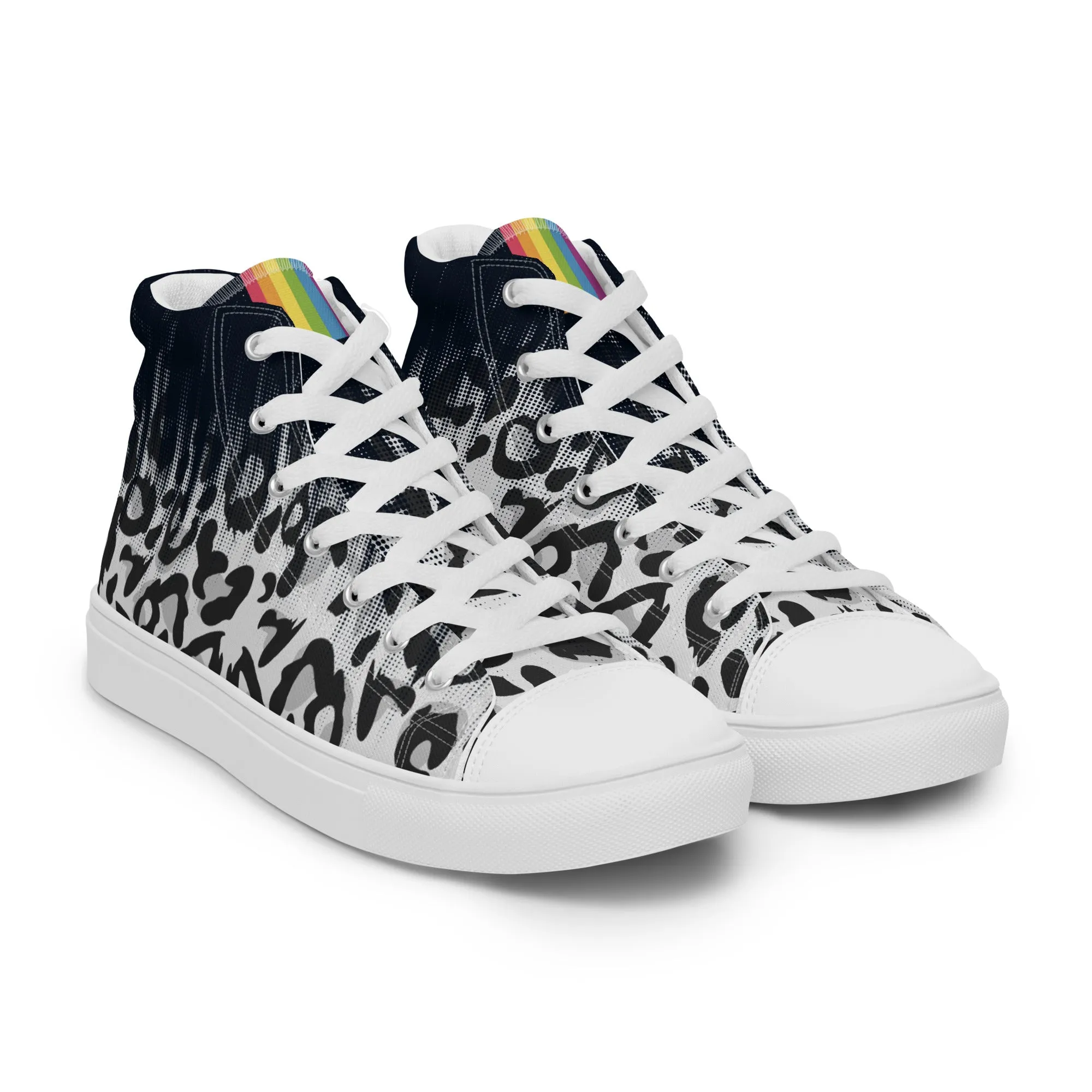 Faded Leopard High Top Trainers (male sizes)