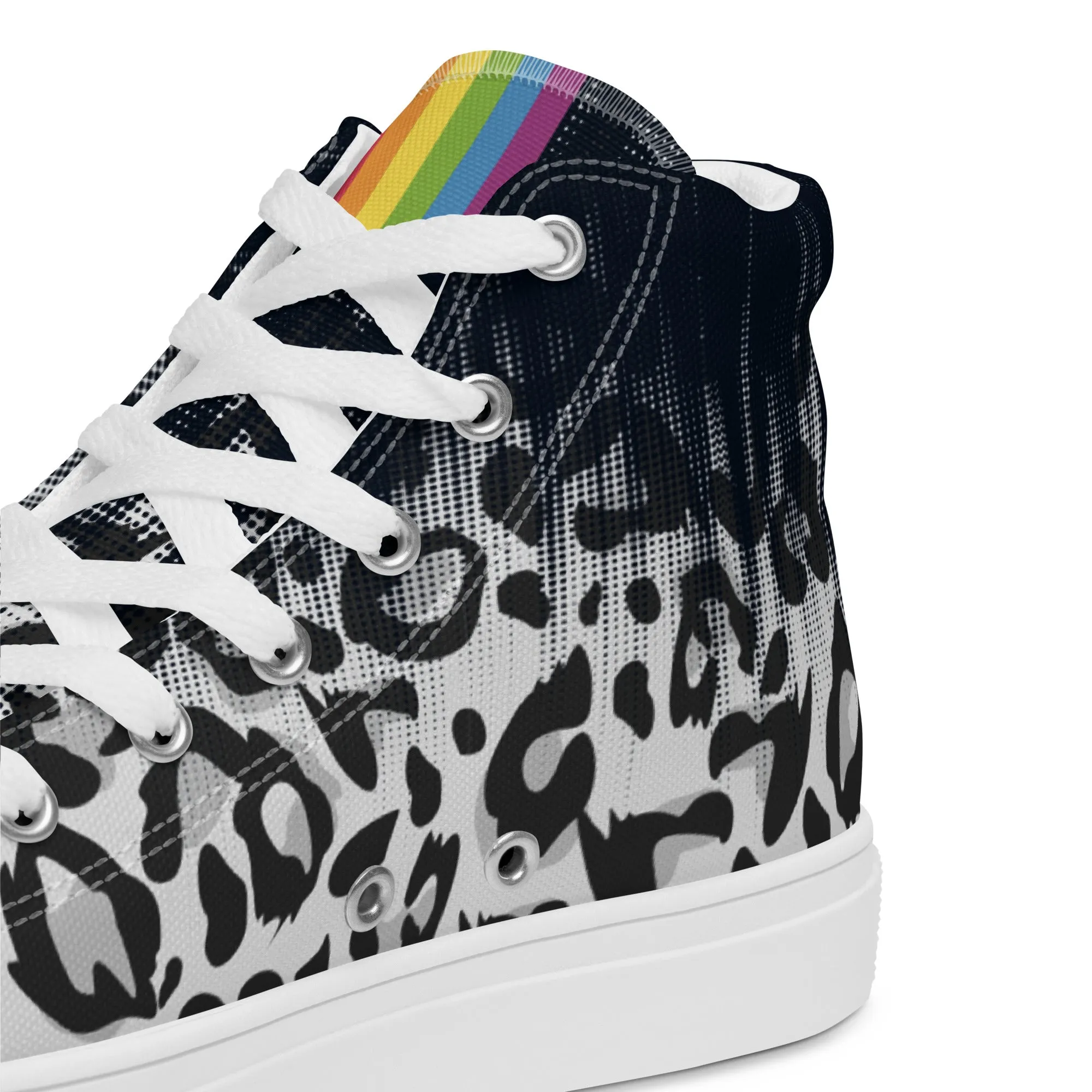 Faded Leopard High Top Trainers (male sizes)