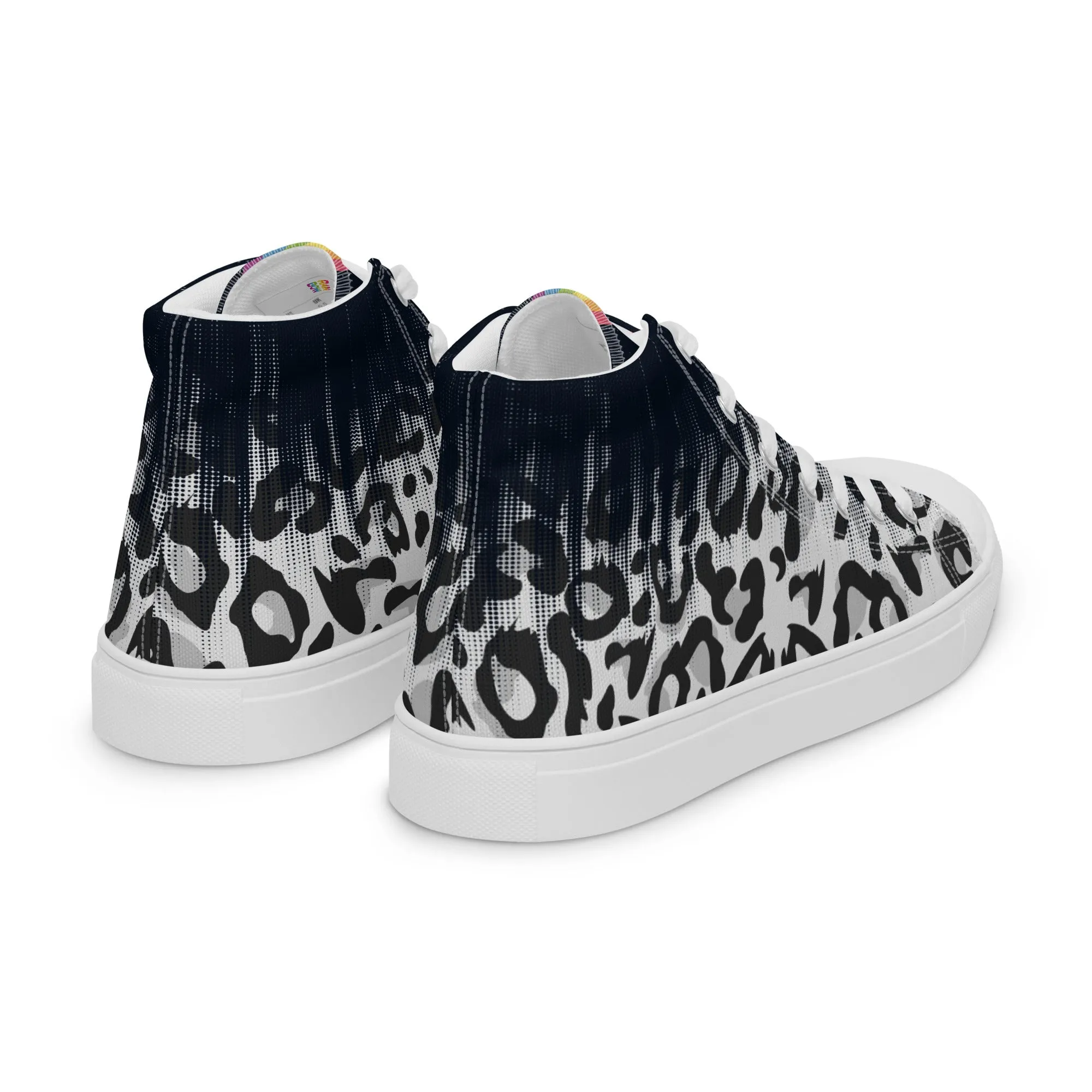 Faded Leopard High Top Trainers (male sizes)