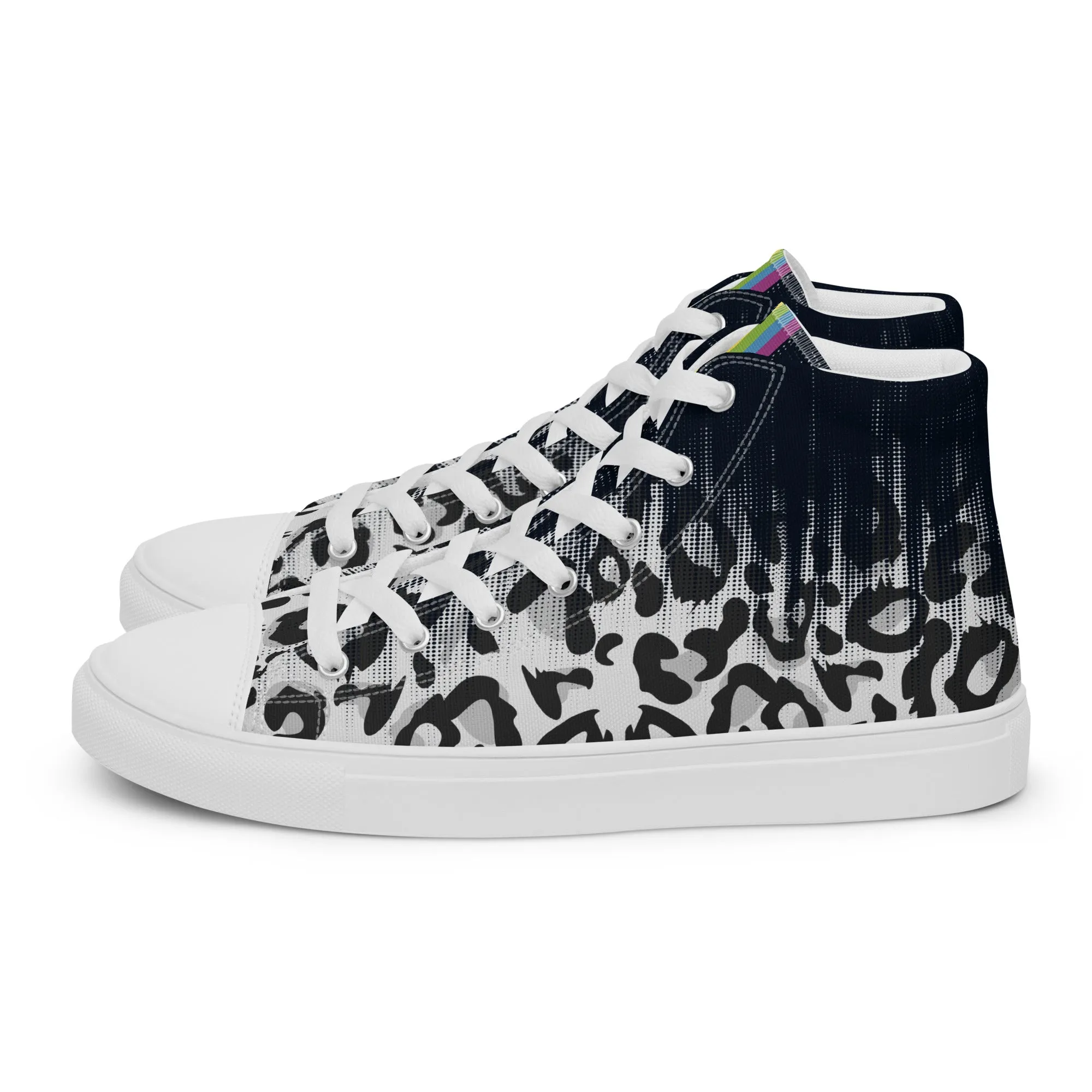 Faded Leopard High Top Trainers (male sizes)