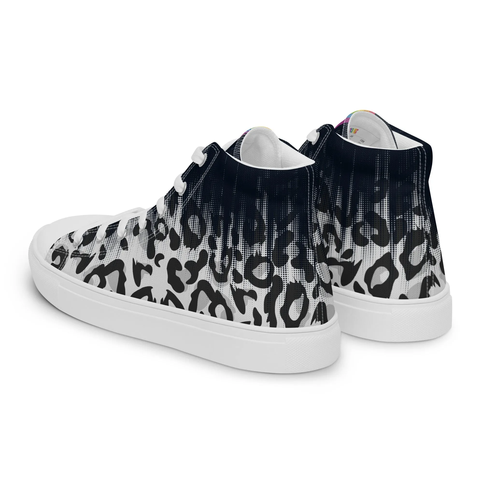 Faded Leopard High Top Trainers (male sizes)