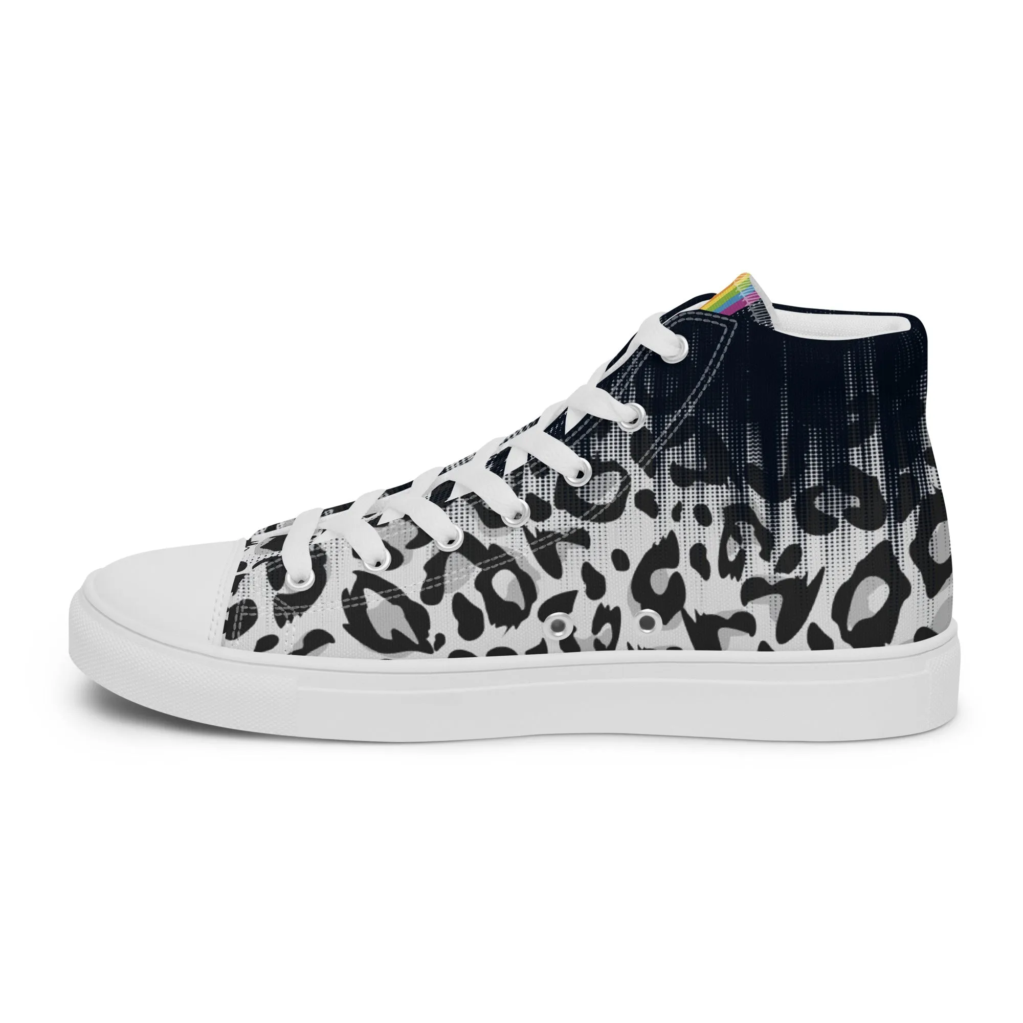 Faded Leopard High Top Trainers (male sizes)