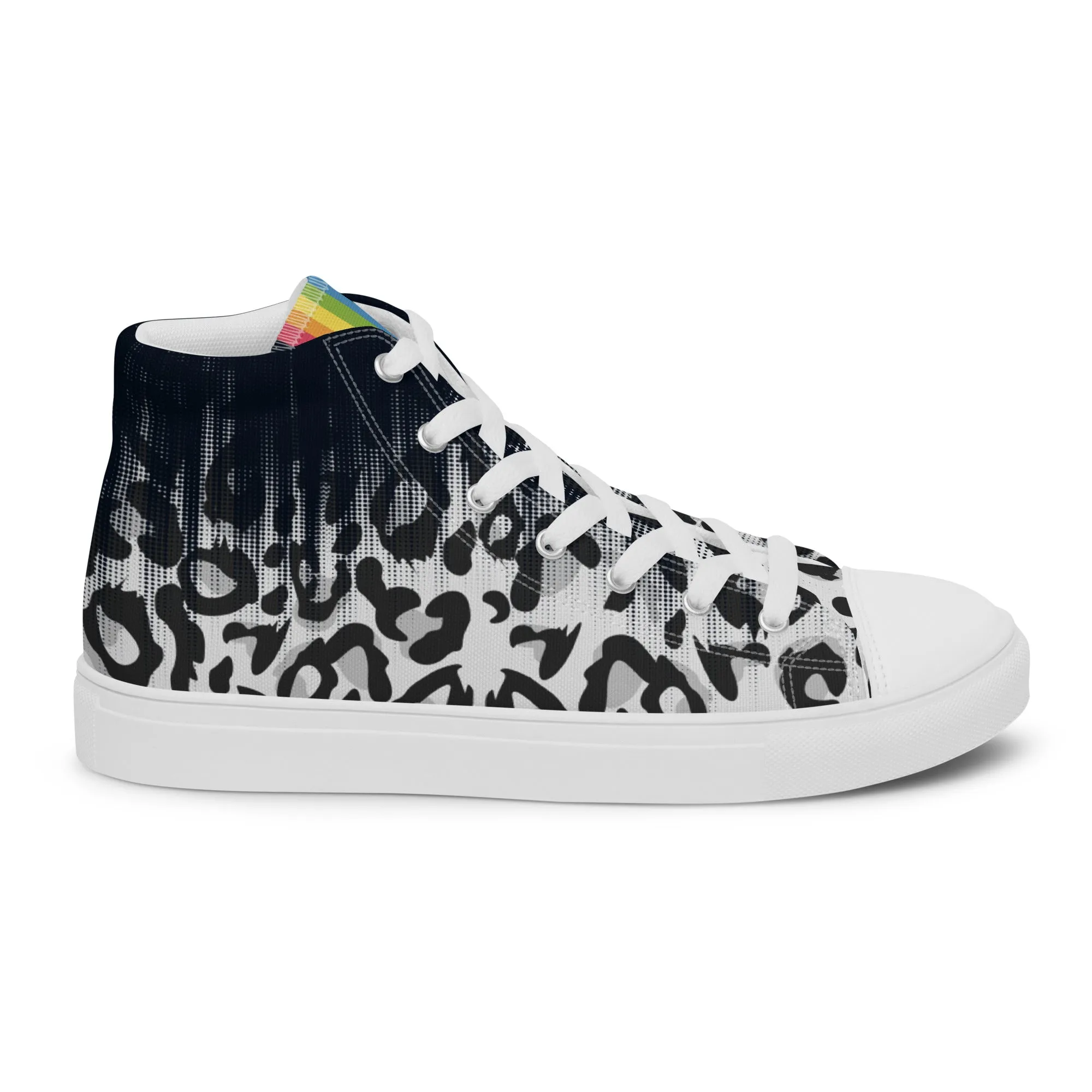 Faded Leopard High Top Trainers (male sizes)