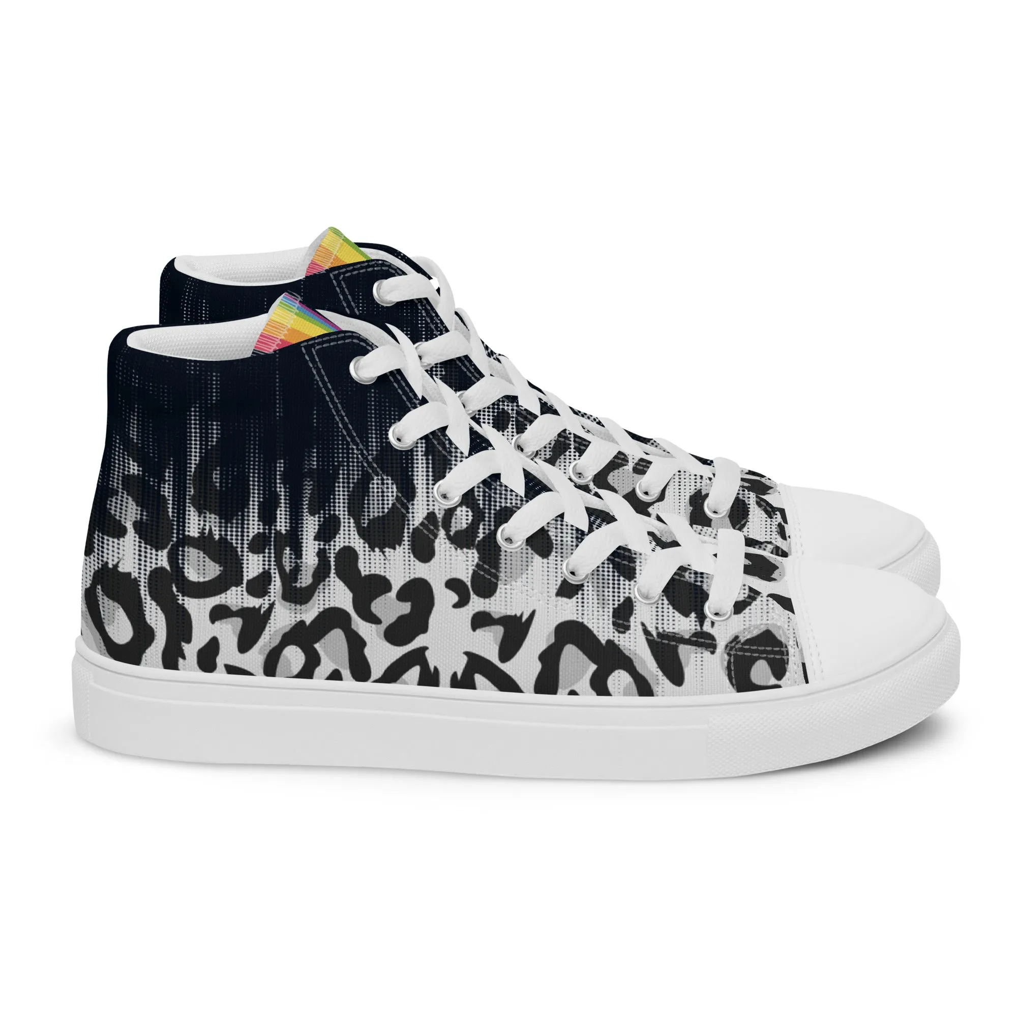 Faded Leopard High Top Trainers (male sizes)