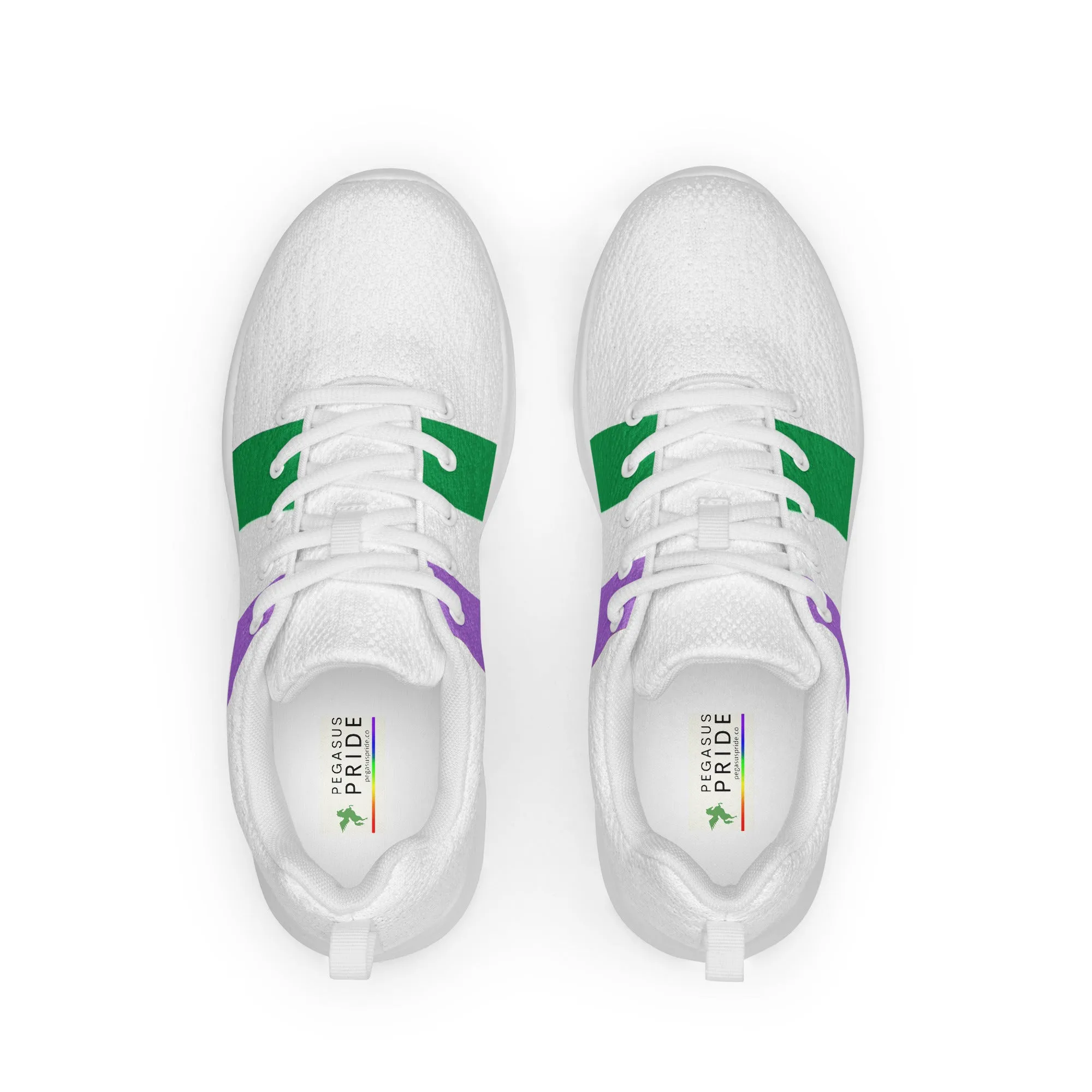 Genderqueer Pride Flag Men’s Athletic Shoes