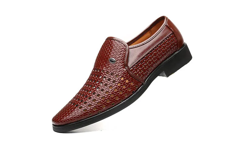 Genuine Leather Fashion Men Business Shoes