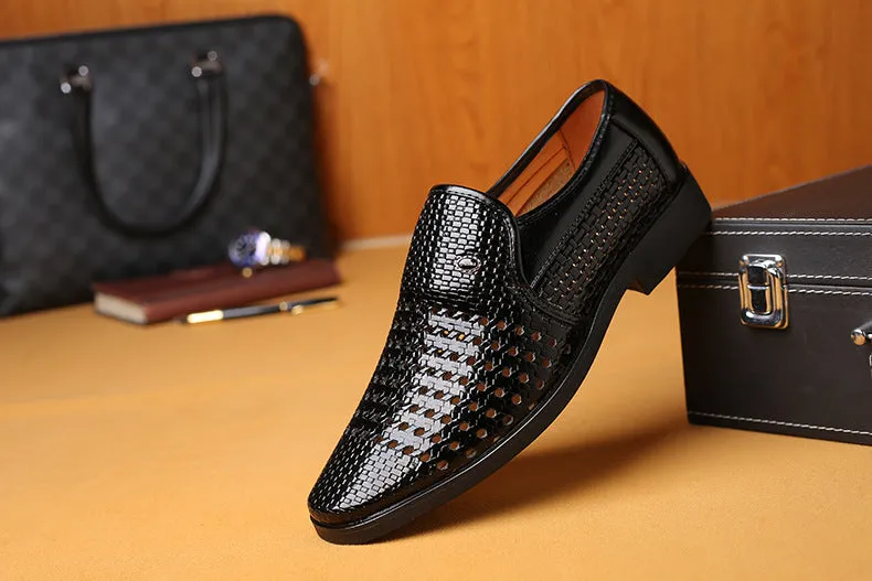 Genuine Leather Fashion Men Business Shoes