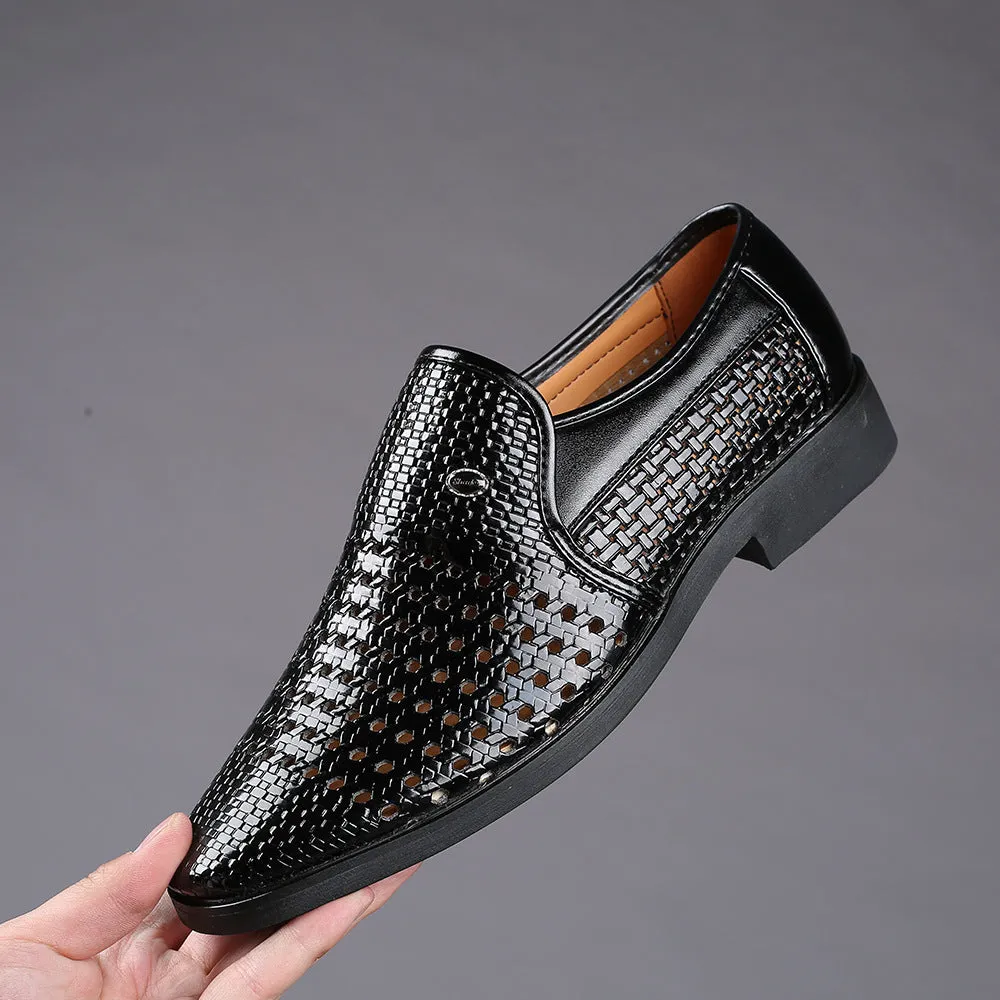 Genuine Leather Fashion Men Business Shoes