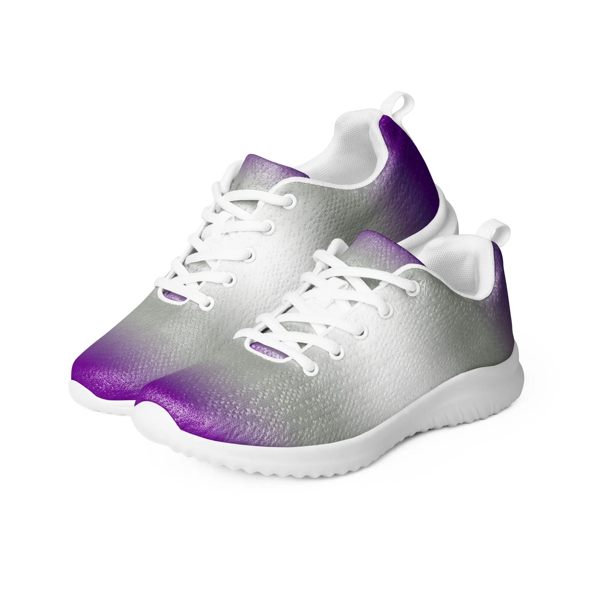 Greysexual Pride Women’s Athletic Shoes - Ombre