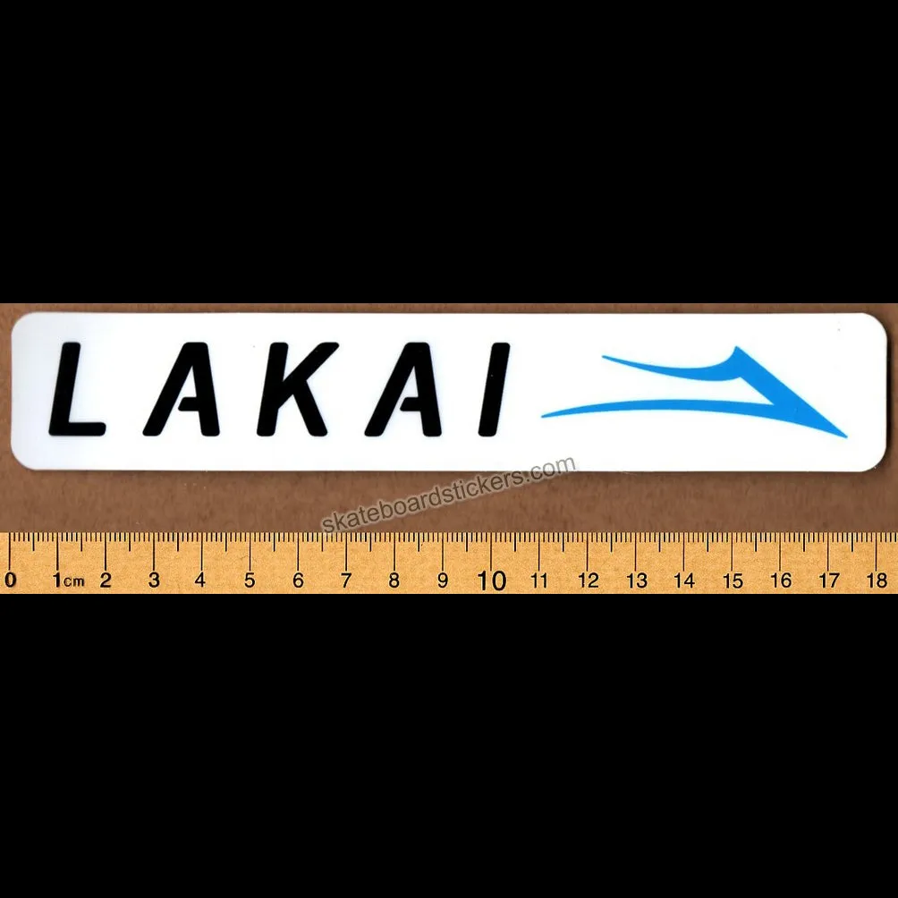 Lakai Skate Shoes Skateboard Sticker - Large Bar