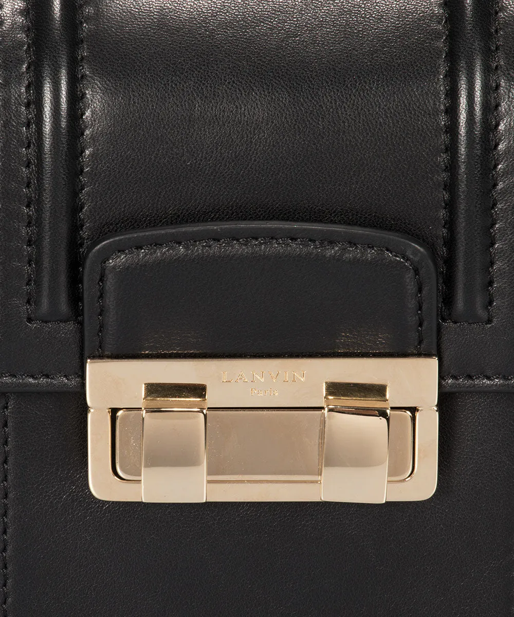 Lanvin Small Black Jiji Shoulder Bag