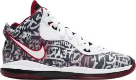 Limited Edition Nike LeBron 8 PS 'Graffiti' Sneakers, Black