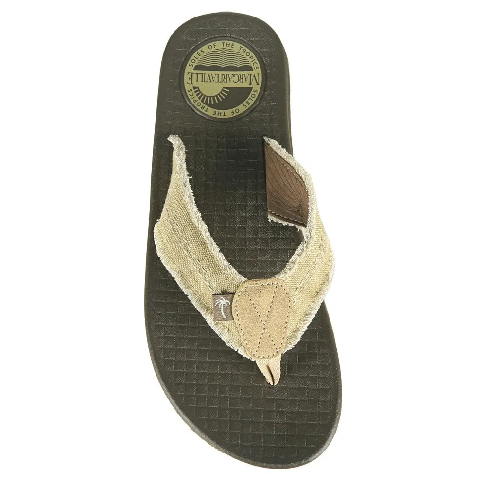 Men's thong sandals Rag Time Margaritaville, brown