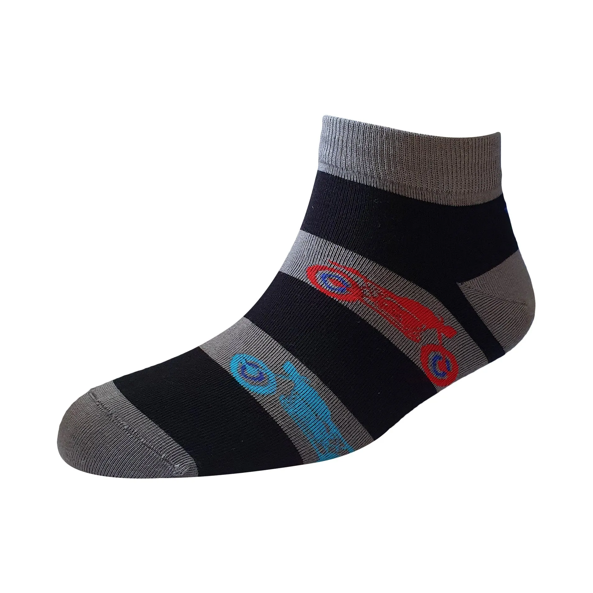 Men's YW-M1-230 Fashion Bike Ankle Socks