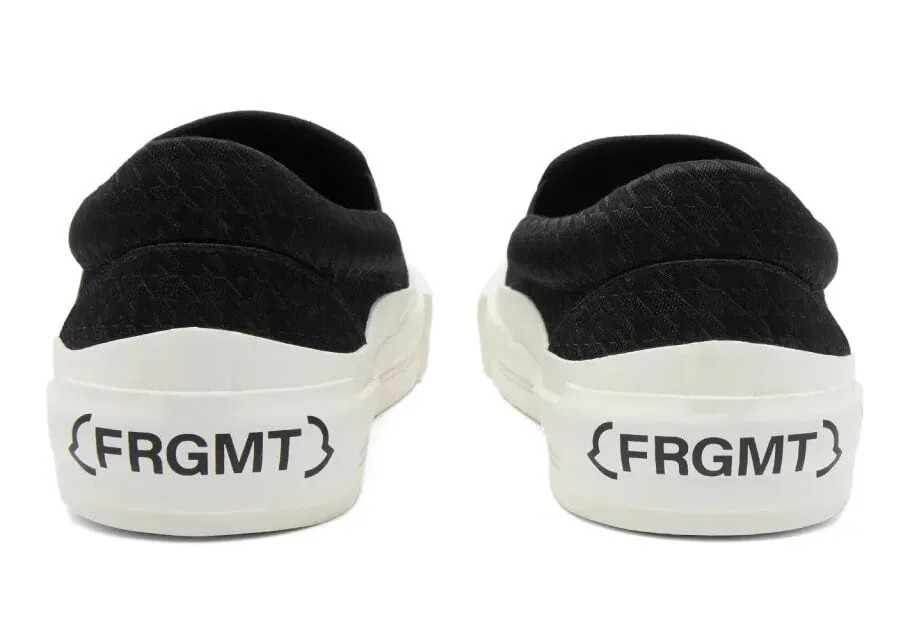 Moncler Genius x Fragment Vulcan Slip-on, black/white