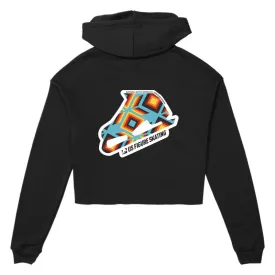 National Native American Heritage Skate, Women's Cropped Fleece Hoodie