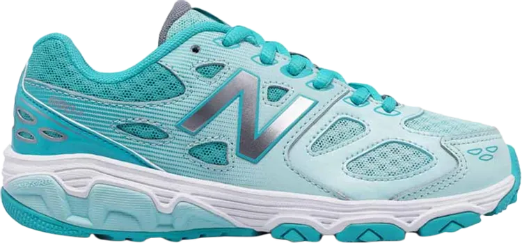 New Balance 680v3 Kids Wide 'Blue White' sneakers, blue