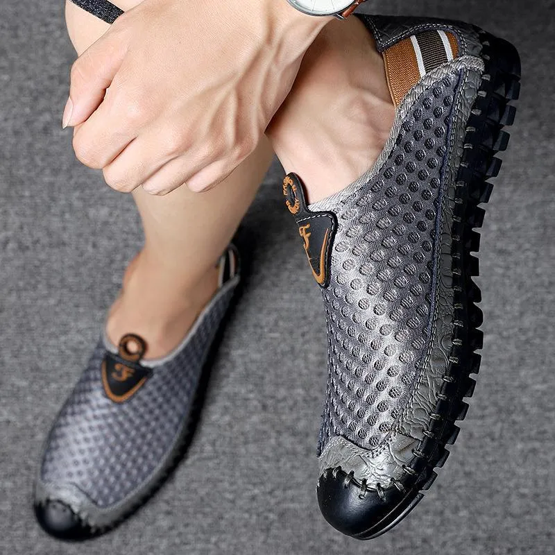 New Summer Fashion Lightweight Slip-on Breathable Mesh Men Casual Shoes Zapatos Hombre Footwear